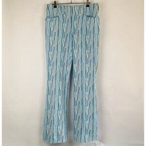 True Vintage 60s 70s Mens Leisure Suit Pants Disco Trousers Baby Blue Retro 30”W